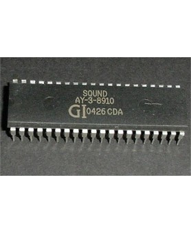 1X AY-3-8910A - DIP 40 - Programmable Sound Generator