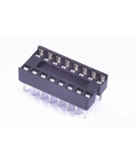 50 PCS X IC Sockets Low Profile DIP 16 pins 7.62mm 0.3" Socket Holder