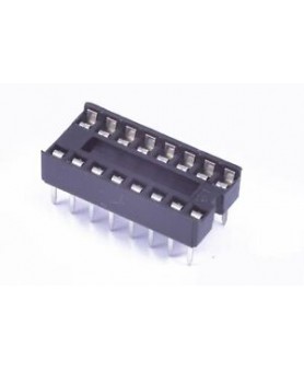 50 PCS X IC Sockets Low Profile DIP 16 pins 7.62mm 0.3" Socket Holder