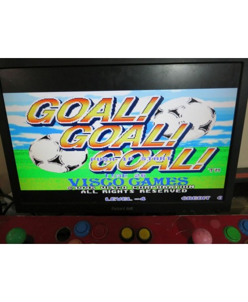 GOAL! GOAL! GOAL! MVS SNK NEO GEO GAME CARTRIDGE ARCADE GAME