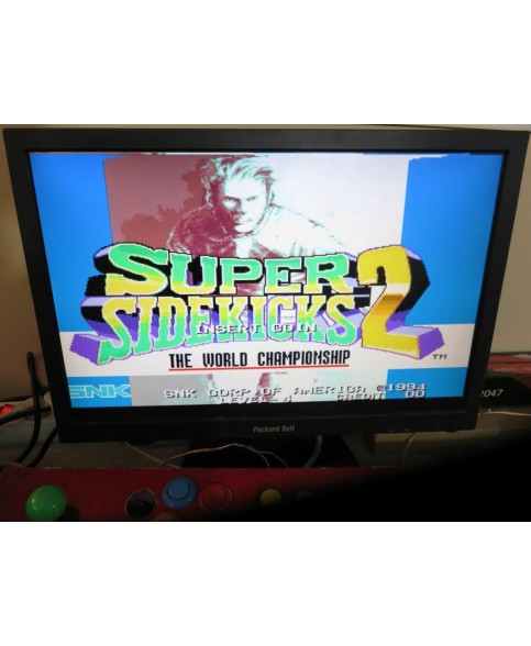 SUPER SIDEKICKS 2  MVS SNK NEO GEO GAME CARTRIDGE ARCADE GAME