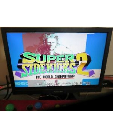 SUPER SIDEKICKS 2  MVS SNK NEO GEO GAME CARTRIDGE ARCADE GAME