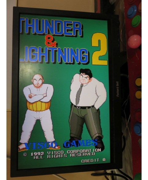 THUNDER & LIGHTNING 2 - VISCO -  JAMMA ARCADE VIDEO GAME PCB