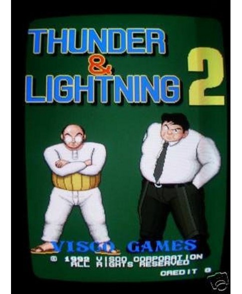 THUNDER & LIGHTNING 2 - VISCO -  JAMMA ARCADE VIDEO GAME PCB