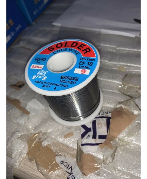 Tin Solder Wire Rosin Core - 60/40 - Solder Flux 1.5-2.0% - 0,8 mm - 800 GRAMS