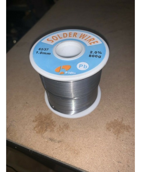 Tin Solder Wire Rosin Core - 60/40 - Solder Flux 1.5-2.0% - 1.0mm - 800 GRAMS