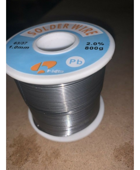 Tin Solder Wire Rosin Core - 60/40 - Solder Flux 1.5-2.0% - 1.0mm - 800 GRAMS